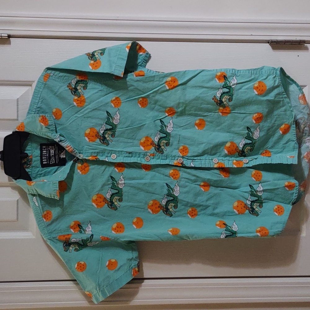 Men's Box lunch Dragon Ball Z button up shirt